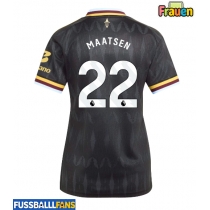 Aston Villa Ian Maatsen #22 Auswärtstrikot Frauen 2026-27 Kurzarm